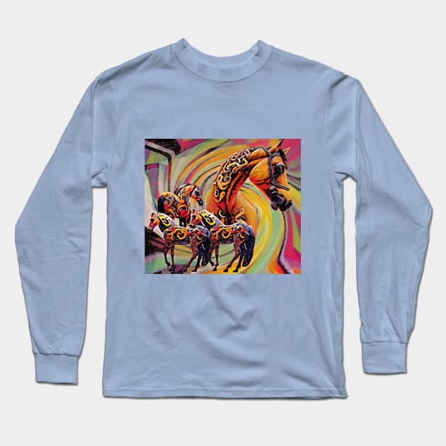 Your Lucky Horse V3 Long Sleeve T-Shirt by walil designer